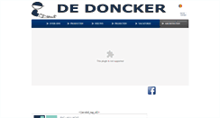 Desktop Screenshot of dirkdedoncker.be