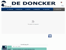 Tablet Screenshot of dirkdedoncker.be